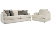 Soletren Stone Sofa Sleeper and Oversized Chair -  Ashley - Lara Furniture