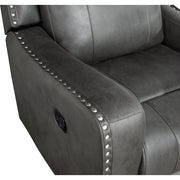 9515DGY*2 2pc Set: Sofa, Love - 9515DGY*2