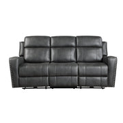 9515DGY*2PW 2pc Set: Sofa, Love (Power) - 9515DGY*2PW