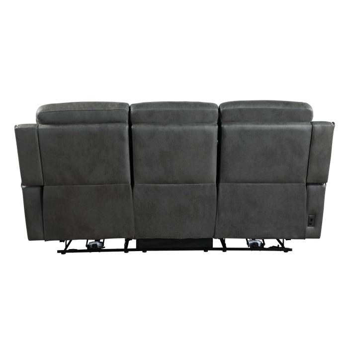 9515DGY*2PW 2pc Set: Sofa, Love (Power) - 9515DGY*2PW
