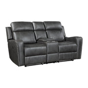 9515DGY*2PW 2pc Set: Sofa, Love (Power) - 9515DGY*2PW