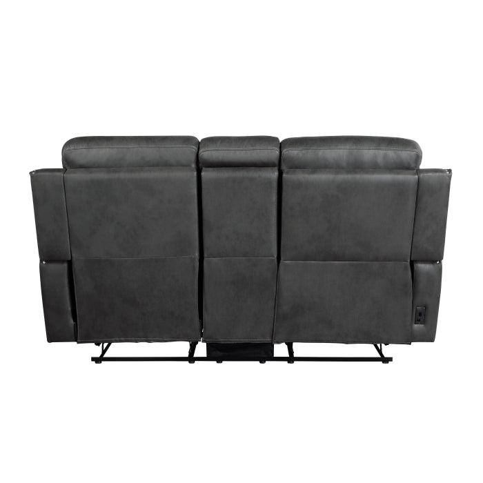9515DGY*2PW 2pc Set: Sofa, Love (Power) - 9515DGY*2PW