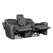 9515DGY*2PW 2pc Set: Sofa, Love (Power) - 9515DGY*2PW