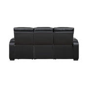 9516BLK*2PWH 2pc Set: Sofa, Love (Power) - 9516BLK*2PWH