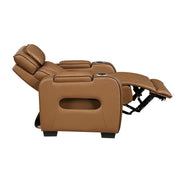 9516BRW-1PWH Power Reclining Chair with Power Headrest, Cup holders and Storage Arms(Top and Side), Charging Ports and LED lighting - 9516BRW-1PWH