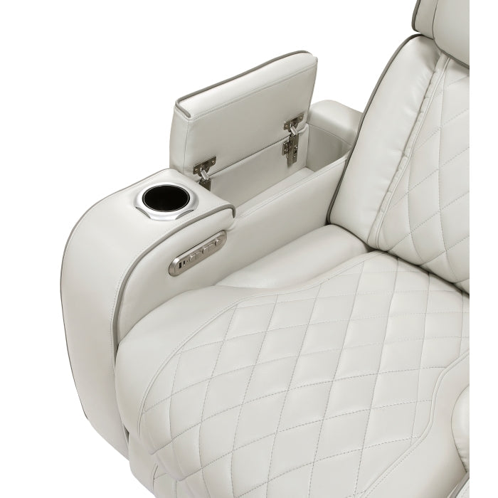 9516TPE*2PWH 2pc Set: Sofa, Love (Power) - 9516TPE*2PWH