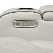 9516TPE-2PWH Power Double Reclining Love Seat with Center Console, Power Headrests, Storage Arms(Top and Side), Cup holders, Charging Ports and LED lighting - 9516TPE-2PWH