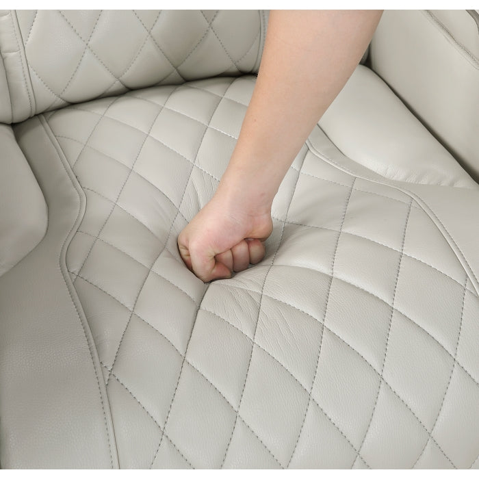 9516TPE-2PWH Power Double Reclining Love Seat with Center Console, Power Headrests, Storage Arms(Top and Side), Cup holders, Charging Ports and LED lighting - 9516TPE-2PWH
