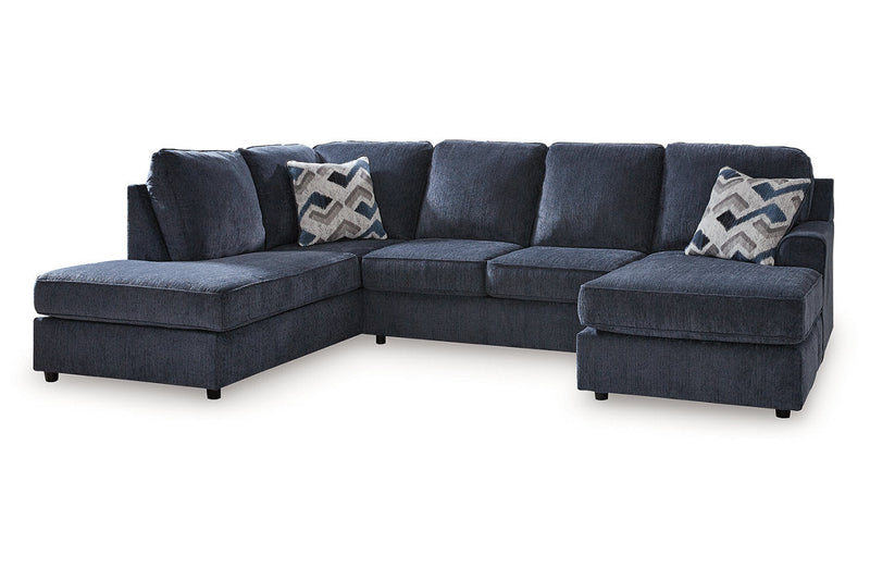 Albar Place Cobalt 2-Piece Sectional -  Ashley - Lara Furniture