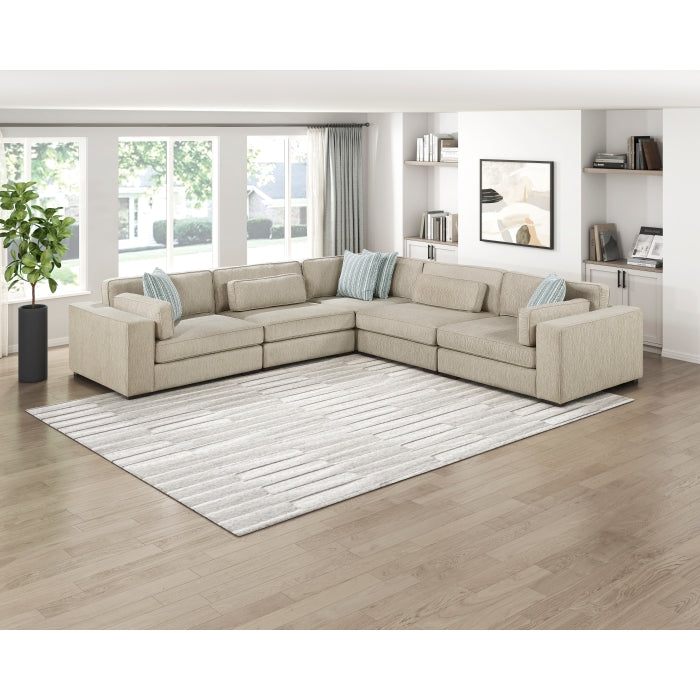 9535PT*51L1R (5)5-Piece Sectional - 9535PT*51L1R