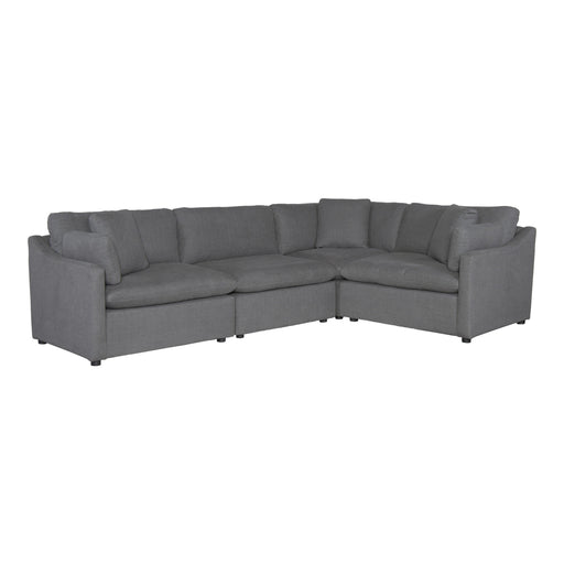 Howerton Gray 4 - Piece Modular Sectional - Lara FurnitureSectional