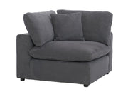 Guthrie Gray Modular 5 - Piece Modular Sectional with Ottoman - Lara FurnitureSectional