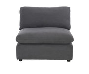Guthrie Gray Modular 5 - Piece Modular Sectional with Ottoman - Lara FurnitureSectional