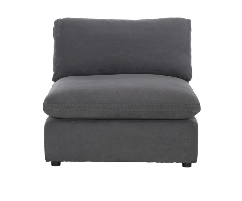 Guthrie Gray Modular 5 - Piece Modular Sectional with Ottoman - Lara FurnitureSectional