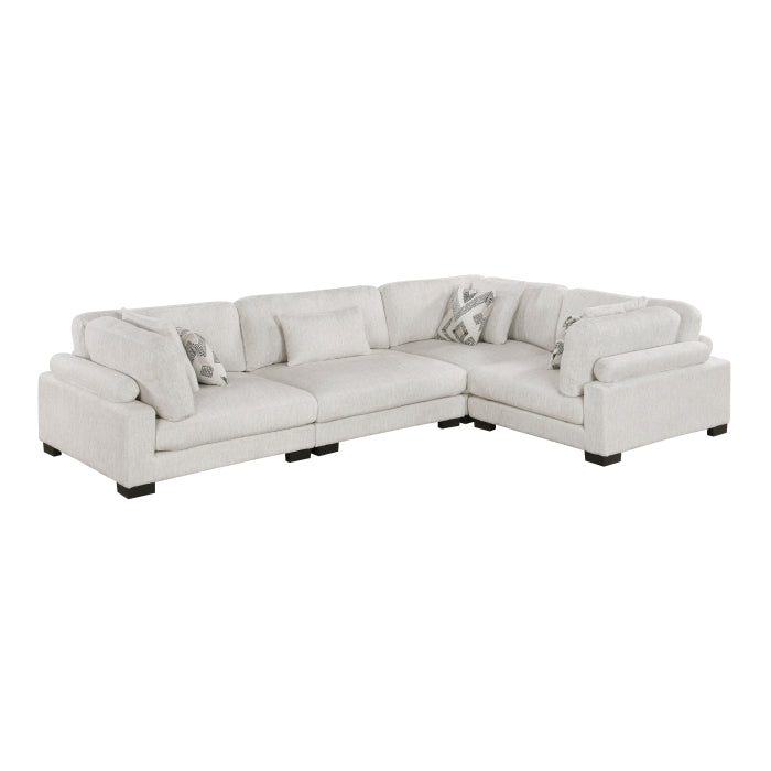 9555BEG*43CRAC (4)4-Piece Modular Sectional - 9555BEG*43CRAC