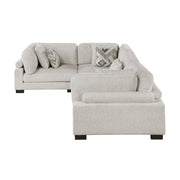 9555BEG*43CRAC (4)4-Piece Modular Sectional - 9555BEG*43CRAC