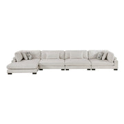 9555BEG*4CR2ACVC (4)4-Piece Modular Sectional with Chaise - 9555BEG*4CR2ACVC