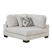 9555BEG*53CRACOT (5)5-Piece Modular Sectional with Ottoman - 9555BEG*53CRACOT