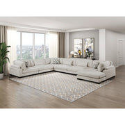 9555BEG*62CR3ACVC (6)6-Piece Modular Sectional with Chaise - 9555BEG*62CR3ACVC