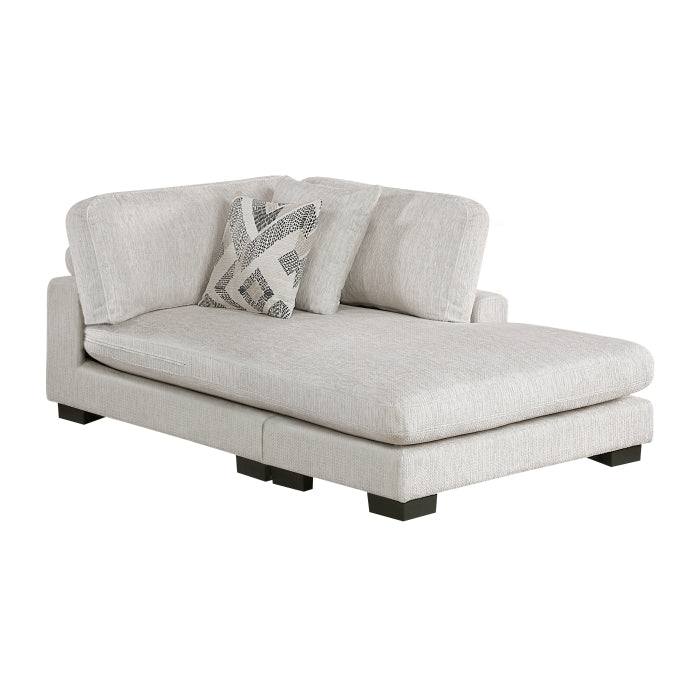 9555BEG*72CR3ACVCOT (7)7-Piece Modular Sectional with Ottoman - 9555BEG*72CR3ACVCOT