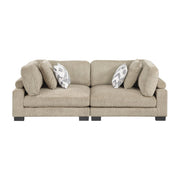 9555BRW-2* (2)Love Seat - 9555BRW-2*