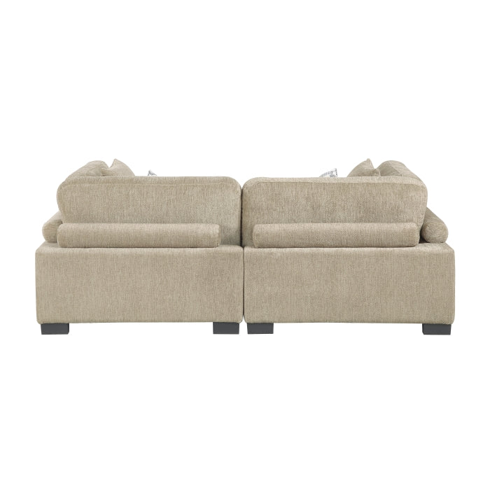 9555BRW-2* (2)Love Seat - 9555BRW-2*