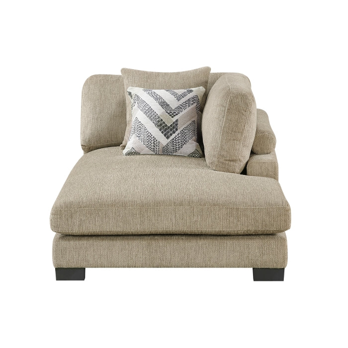 9555BRW*2VC (2)2-Piece Chaises - 9555BRW*2VC