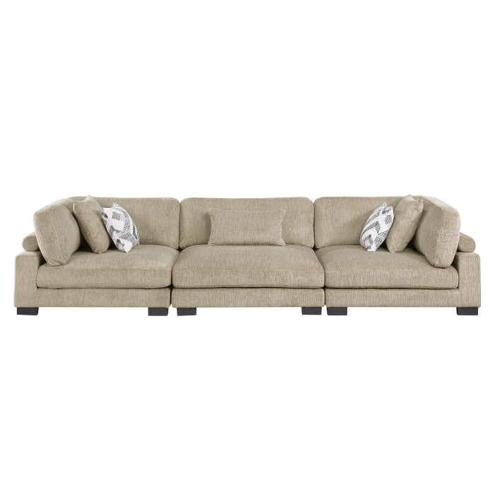 9555BRW-3* (3)Sofa - 9555BRW-3*