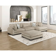 9555BRW-4 Ottoman - 9555BRW-4