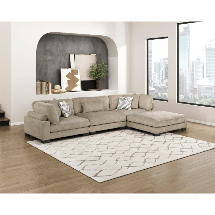 9555BRW-4 Ottoman - 9555BRW-4