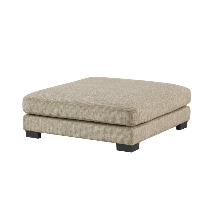 9555BRW*42CRACOT (4)4-Piece Modular Sectional with Ottoman - 9555BRW*42CRACOT