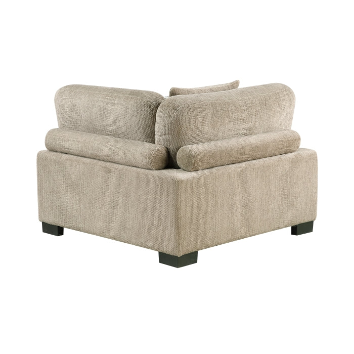 9555BRW*43CRAC (4)4-Piece Modular Sectional - 9555BRW*43CRAC