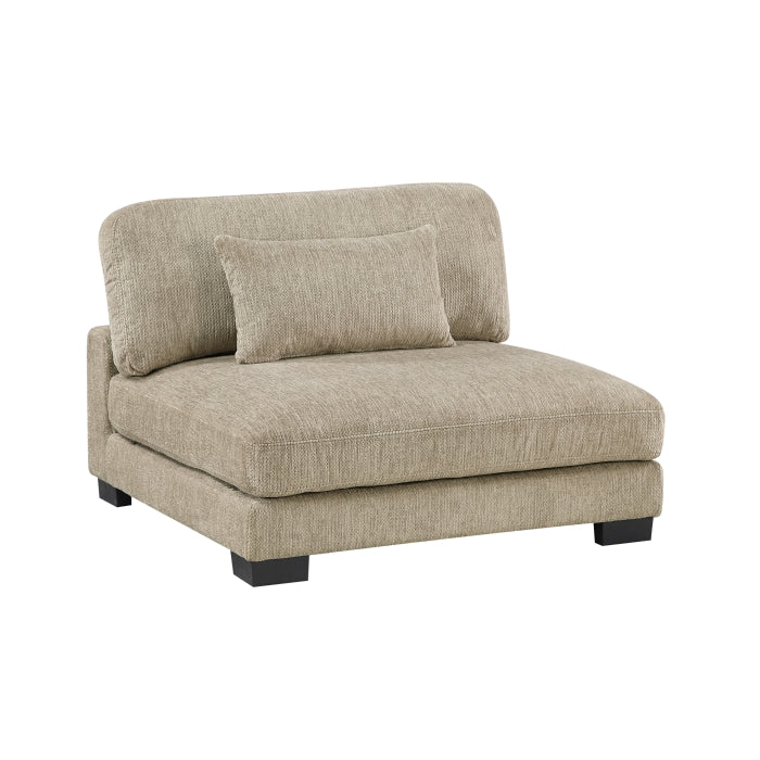 9555BRW*43CRAC (4)4-Piece Modular Sectional - 9555BRW*43CRAC