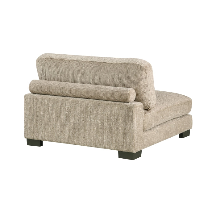 9555BRW*52CR2ACOT (5)5-Piece Modular Sectional with Ottoman - 9555BRW*52CR2ACOT