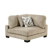 9555BRW*53CRACOT (5)5-Piece Modular Sectional with Ottoman - 9555BRW*53CRACOT