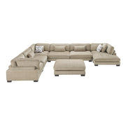 9555BRW*72CR3ACVCOT (7)7-Piece Modular Sectional with Ottoman - 9555BRW*72CR3ACVCOT