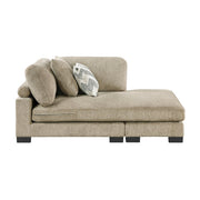 9555BRW*72CR3ACVCOT (7)7-Piece Modular Sectional with Ottoman - 9555BRW*72CR3ACVCOT