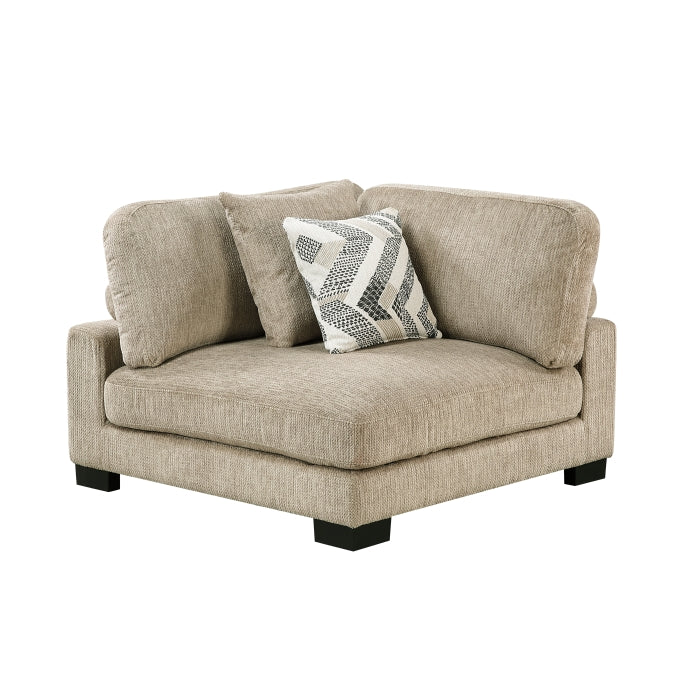 9555BRW*84CR4AC (8)8-Piece Modular Sectional - 9555BRW*84CR4AC