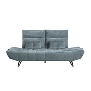 9556BUE-3PW Sofa with Power Adjustable Seat Depth and Manual Adjustable Headrests - 9556BUE-3PW