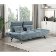 9556BUE-3PW Sofa with Power Adjustable Seat Depth and Manual Adjustable Headrests - 9556BUE-3PW