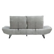 9556GRY-3PW Sofa with Power Adjustable Seat Depth and Manual Adjustable Headrests - 9556GRY-3PW