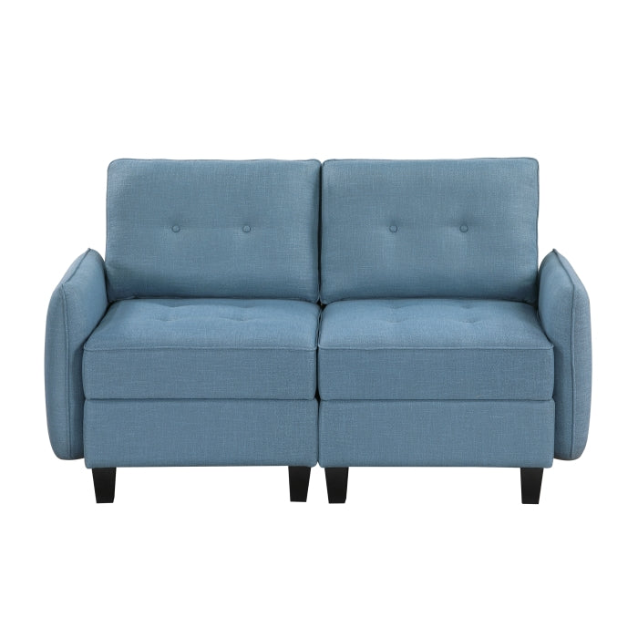 9557BUE-2* (2)Love Seat - 9557BUE-2*