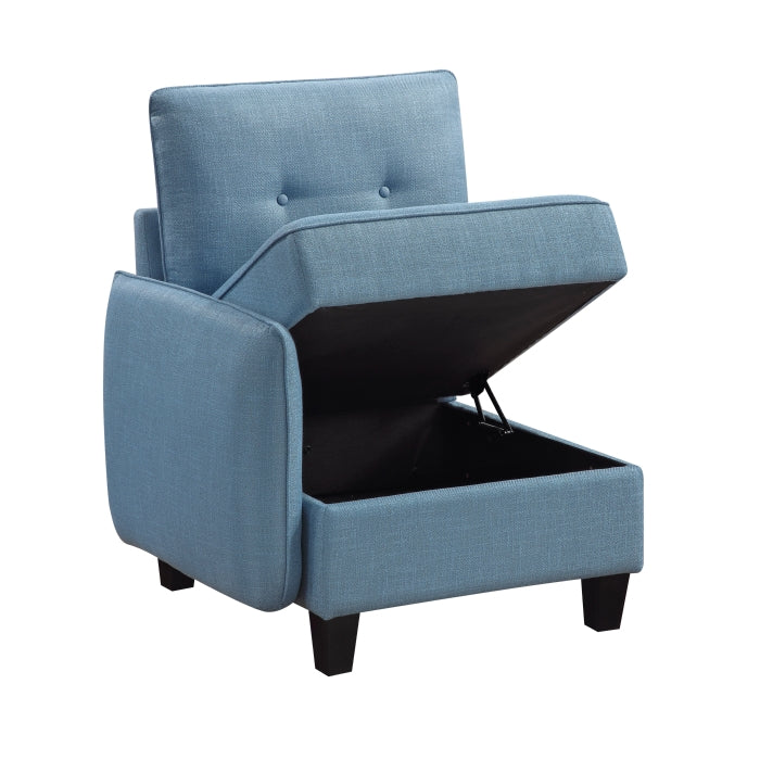 9557BUE-3* (3)Sofa - 9557BUE-3*