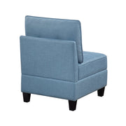 9557BUE*6SCOT (6)6-Piece Sectional with Storage and Ottoman - 9557BUE*6SCOT
