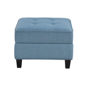 9557BUE*7SC2OT (7)7-Piece Sectional with Storage and Two Ottomans - 9557BUE*7SC2OT