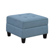 9557BUE*7SC2OT (7)7-Piece Sectional with Storage and Two Ottomans - 9557BUE*7SC2OT