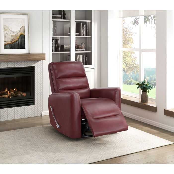 9570RED-1SW Swivel Glider Reclining Chair - 9570RED-1SW