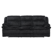9577BK*2 2pc Set: Sofa, Love - 9577BK*2