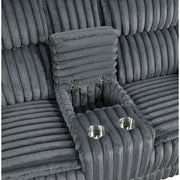 9577DG*2 2pc Set: Sofa, Love - 9577DG*2