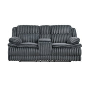 9577DG-2 Double Reclining Love Seat with Center Console - 9577DG-2